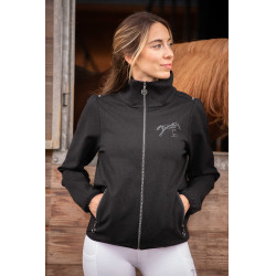 Pénélope Tweeny Strass Jacke Schwarz