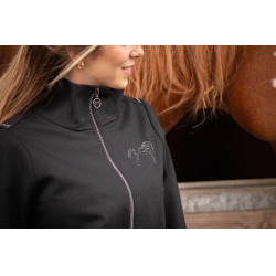Pénélope Tweeny Strass Jacke Schwarz