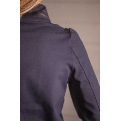 Pénélope Tweeny Strass Jacke Marine Marineblau