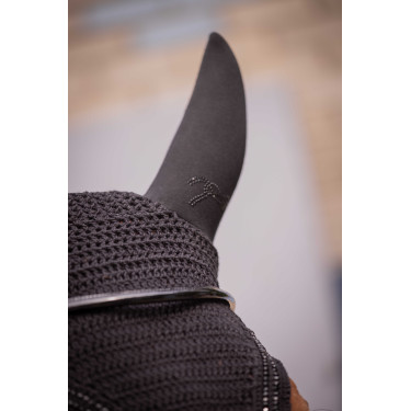 Mütze für Pferde Pénélope Soundless Strass Schwarz