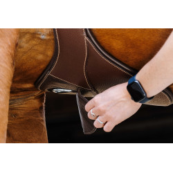 Gurt mit Magnetbauchlatz Norton Havanna Braun