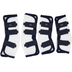 Fliegenabwehr-Gamaschen Riding World, 4 Stück Weiß Wei&szlig;