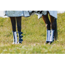 Fliegenabwehr-Gamaschen Riding World, 4 Stück Weiß Wei&szlig;
