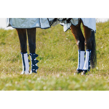 Fliegenabwehr-Gamaschen Riding World, 4 Stück Weiß Weiß Fliegenabwehr-Gamaschen Riding World, 4 Stück Weiß Weiß