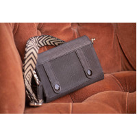 Pochette Pénélope New Phone Pocket perforiert Marine Marineblau