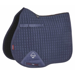 LeMieux Wildleder GP Square Schabracke Marineblau