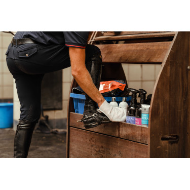 Belvoir® Carr & Day & Martin Tack Cleaner Reinigungshandschuhe Weiß Wei&szlig;