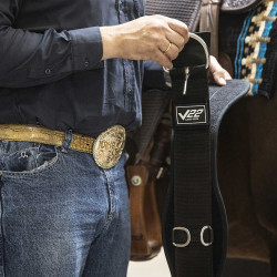 Western-Gurt Lami-Cell V22 Schwarz