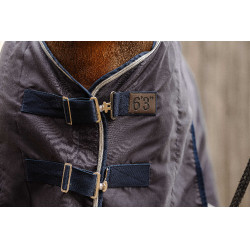 Hemd Equithème Vague Marineblau