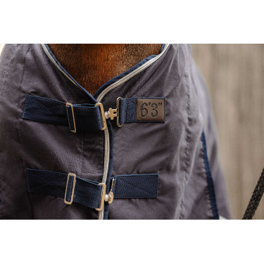 Hemd Equithème Vague Marineblau