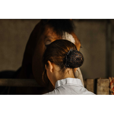 Haarnetz-Haarspange Equithème Floral Schwarz Haarnetz-Haarspange Equithème Floral Schwarz