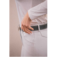 Wettkampf-Poloshirt Pénélope Séville Mesh langärmelig Weiß Wei&szlig;