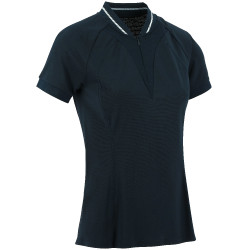 Polo Equithème Elodie Kurzarm Marineblau Polo Equithème Elodie Kurzarm Marineblau
