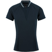 Polo Equithème Elodie Kurzarm Marineblau Polo Equithème Elodie Kurzarm Marineblau