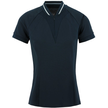 Polo Equithème Elodie Kurzarm Marineblau Polo Equithème Elodie Kurzarm Marineblau