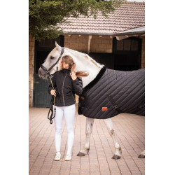 Stalldecke Diagonale Paddock Sports 400g Schwarz