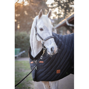 Stalldecke Diagonale Paddock Sports 400g Schwarz