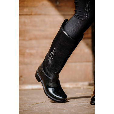 Gummistiefel Equithème Je t'aime Schwarz