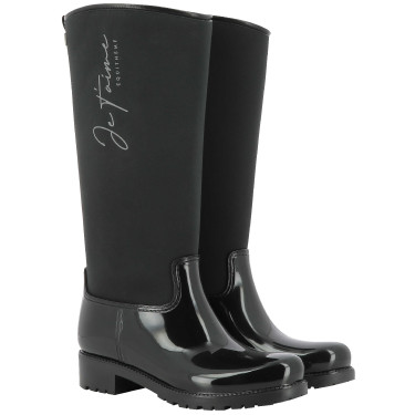 Gummistiefel Equithème Je t'aime Schwarz