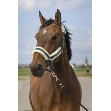 Halfter Equithème Nylon Lammfell