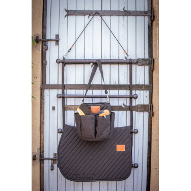 Teppich Diagonal Paddock Sports Schwarz