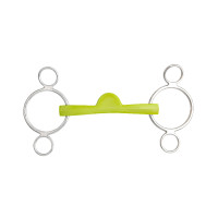 Verstellbares Gebiss Metalab Flexi Soft 3-Ring-Halbmond Grün Gr&uuml;n