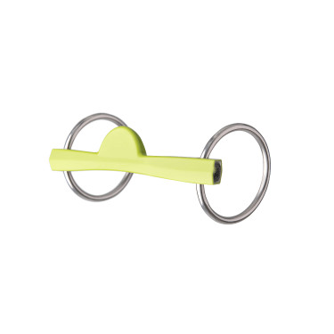 Mundstück 2 Ringe Metalab Flexi Soft Halbmonden Grün Gr&uuml;n