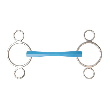 Verstellbares Gebiss Metalab Flexi 3 Ringe Blau Verstellbares Gebiss Metalab Flexi 3 Ringe Blau