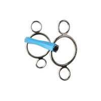 Verstellbares Gebiss Metalab Flexi 3 Ringe Blau Verstellbares Gebiss Metalab Flexi 3 Ringe Blau