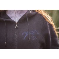Fluoreszierendes Sweatshirt Pénélope Schwarz