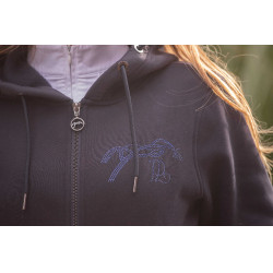 Fluoreszierendes Sweatshirt Pénélope Schwarz