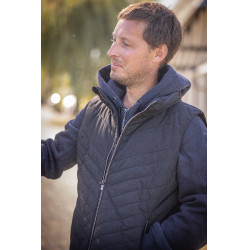 Ärmellose Daunenweste Longueil Paddock Sports Schwarz