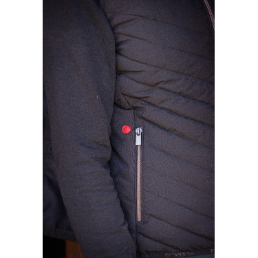 Ärmellose Daunenweste Longueil Paddock Sports Schwarz