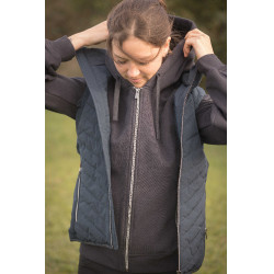Ärmellose Daunenweste Longueil Paddock Sports Marineblau