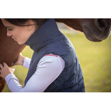 Ärmellose Daunenweste Longueil Paddock Sports Marineblau