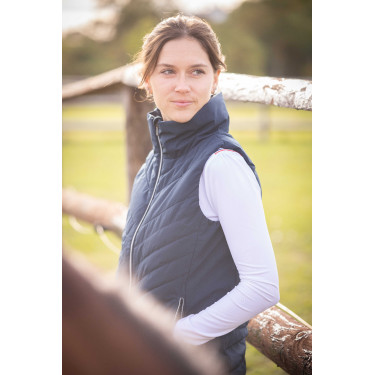 Ärmellose Daunenweste Longueil Paddock Sports Marineblau