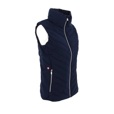 Ärmellose Daunenweste Longueil Paddock Sports Marineblau