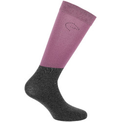 Reitsocken Equithème Compet Je t'aime Llilas