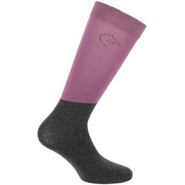 Reitsocken Equithème Compet Je t'aime Llilas