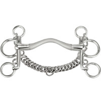 Pelham-Gebiss Sprenger Satinox mit Zungenfreiheit