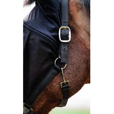 Halfter + Maske Equithème Schwarz Halfter + Maske Equithème Schwarz