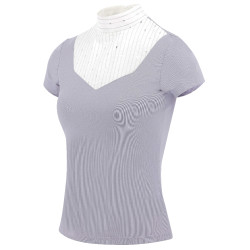 Polo Equithème Lerma Kurzarm Violett Lila Polo Equithème Lerma Kurzarm Violett Lila