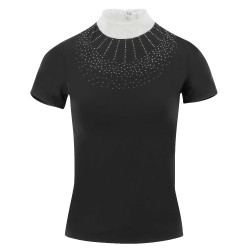 Polo Equithème London Kurzarm Schwarz