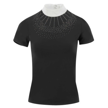 Polo Equithème London Kurzarm Schwarz