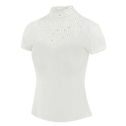 Equithème Vilamoura Kurzarm-Poloshirt Weiß Wei&szlig;