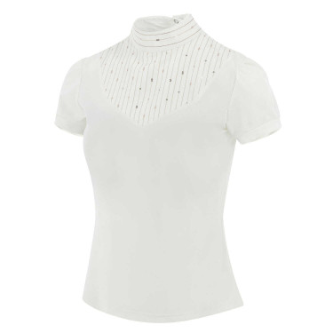 Equithème Vilamoura Kurzarm-Poloshirt Weiß Wei&szlig;