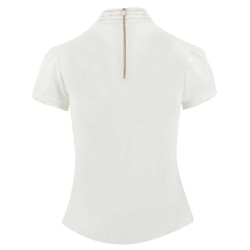 Equithème Vilamoura Kurzarm-Poloshirt Weiß Wei&szlig;