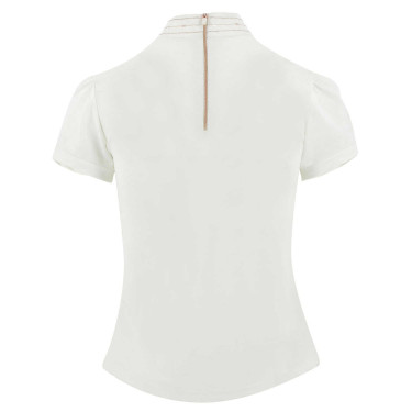 Equithème Vilamoura Kurzarm-Poloshirt Weiß Wei&szlig;