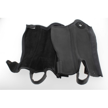 Mini-Chaps Pénélope Prisca Leder Schwarz