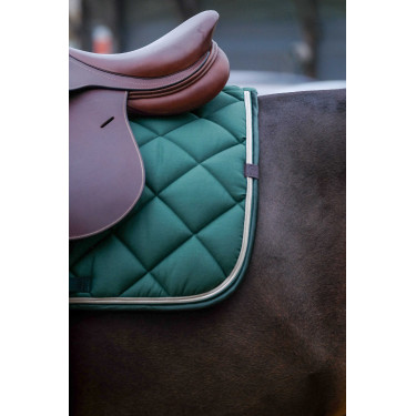 Satteldecke Equithème Classic Dunkelgrün Gr&uuml;n
